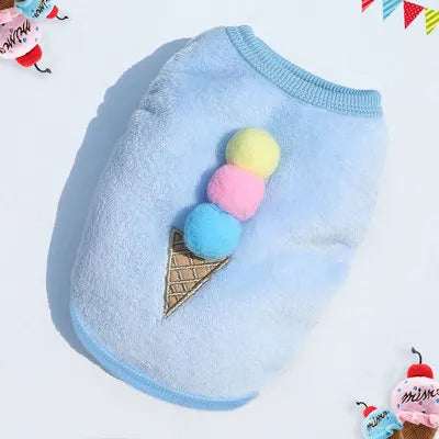 Cute Fleece Dog Winter Coat
