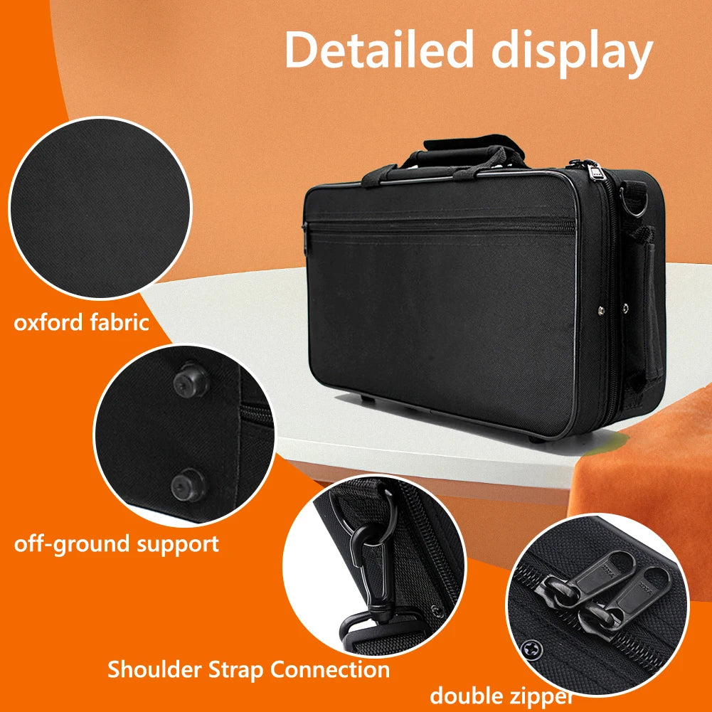 Clarinet Case Oxford Cloth Clarinet Gig Bag Clarinet Storage Carrying Case Clarinet Protection Accessories
