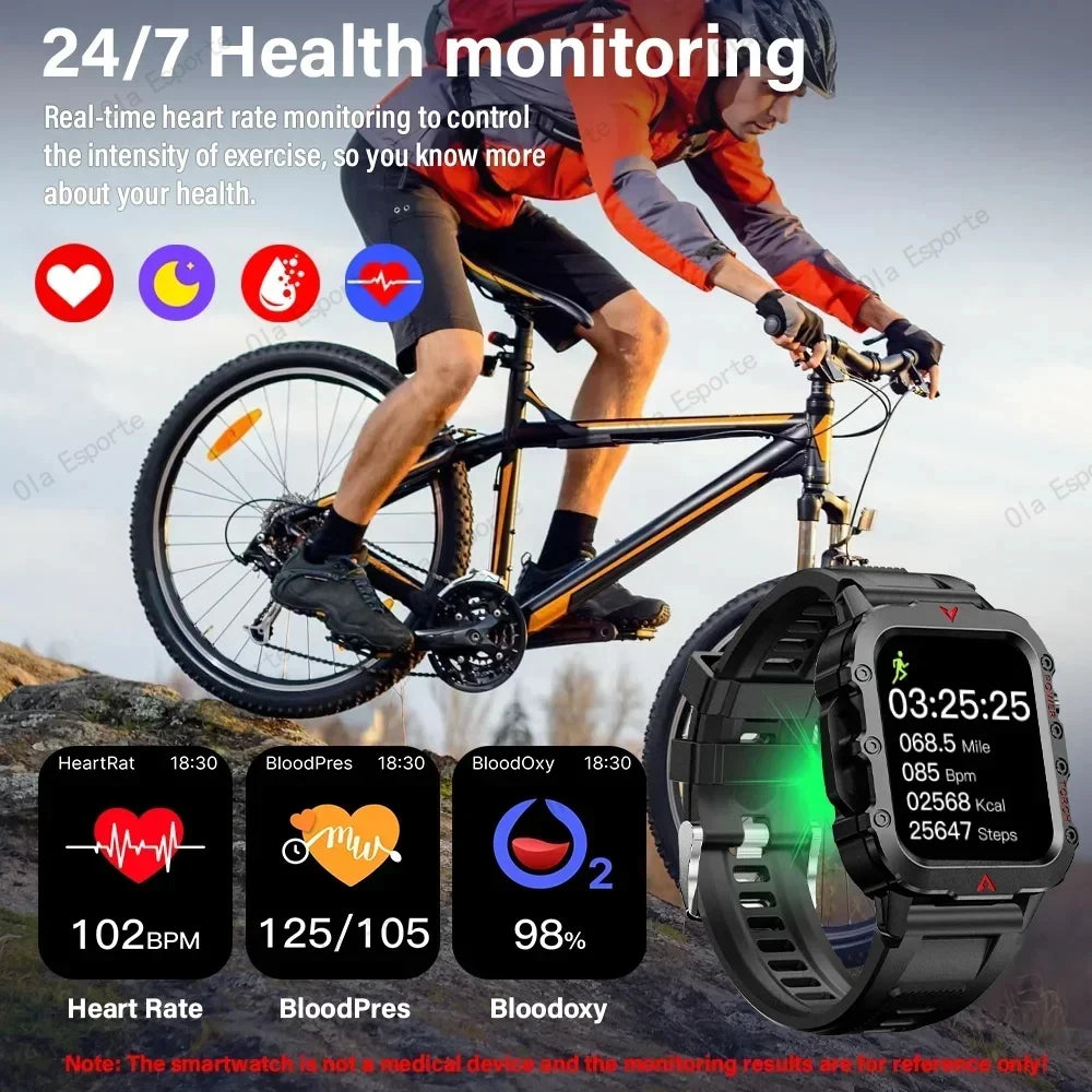 LED Flashlight Smart Watch