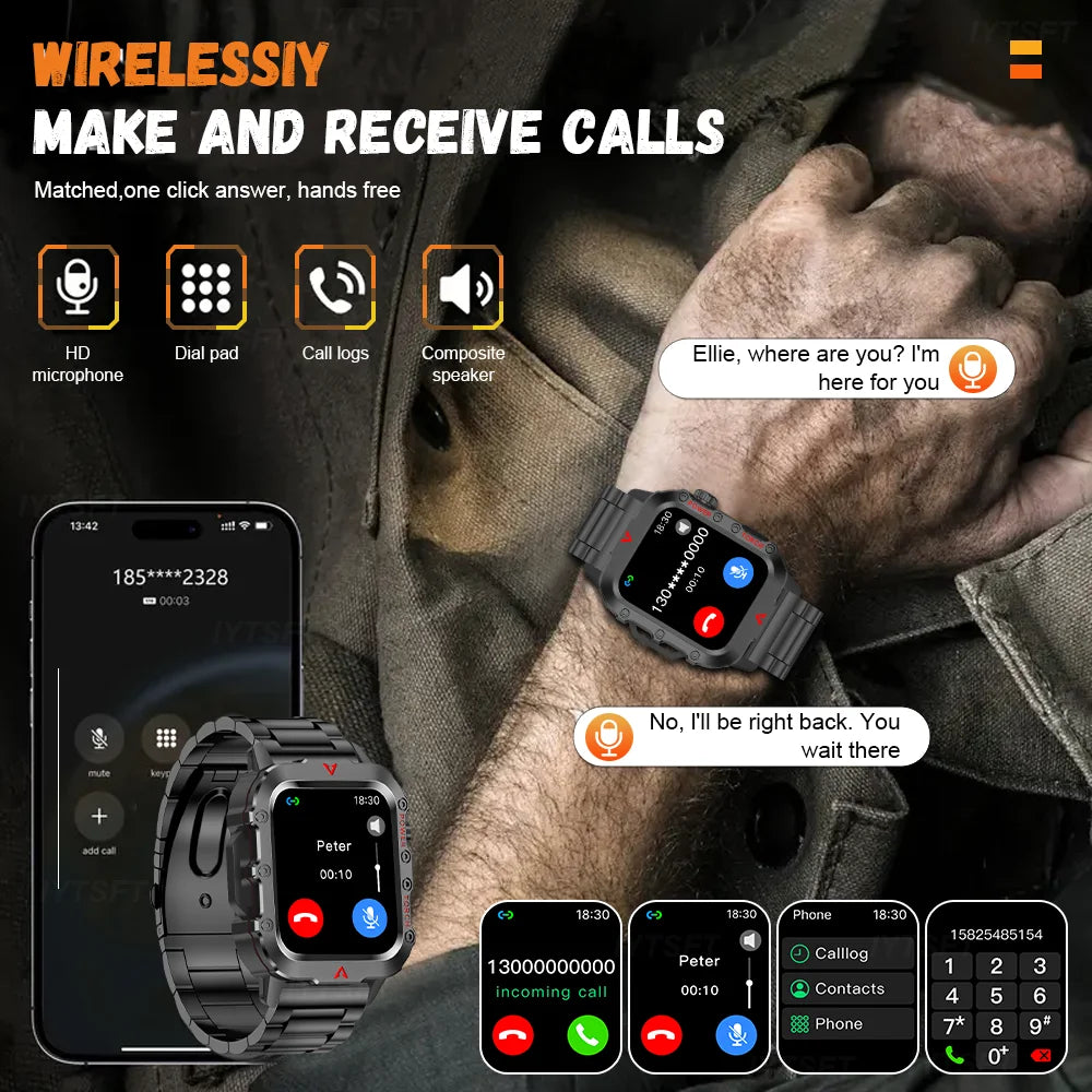 LAXASFIT LED Bluetooth Smartwatch