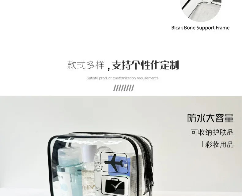 Clear Travel Makeup Cosmetic Bag