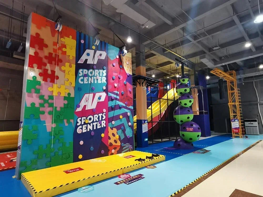Cross borderBettaplay Indoor Playground Theme Park Factory Supply Kids Indoor Rocking Climbing Walls Equipment For Sale