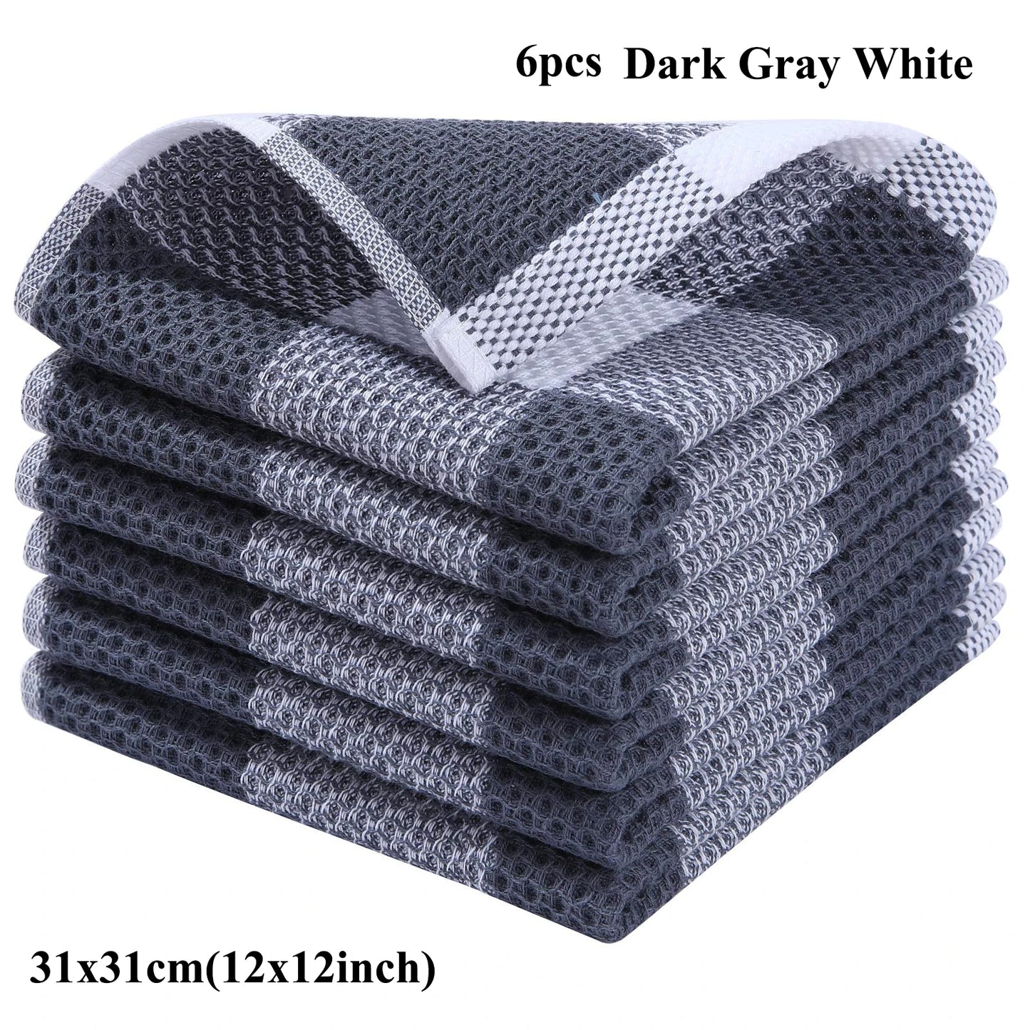 Olanly 100% Cotton Dish Cloth Towels