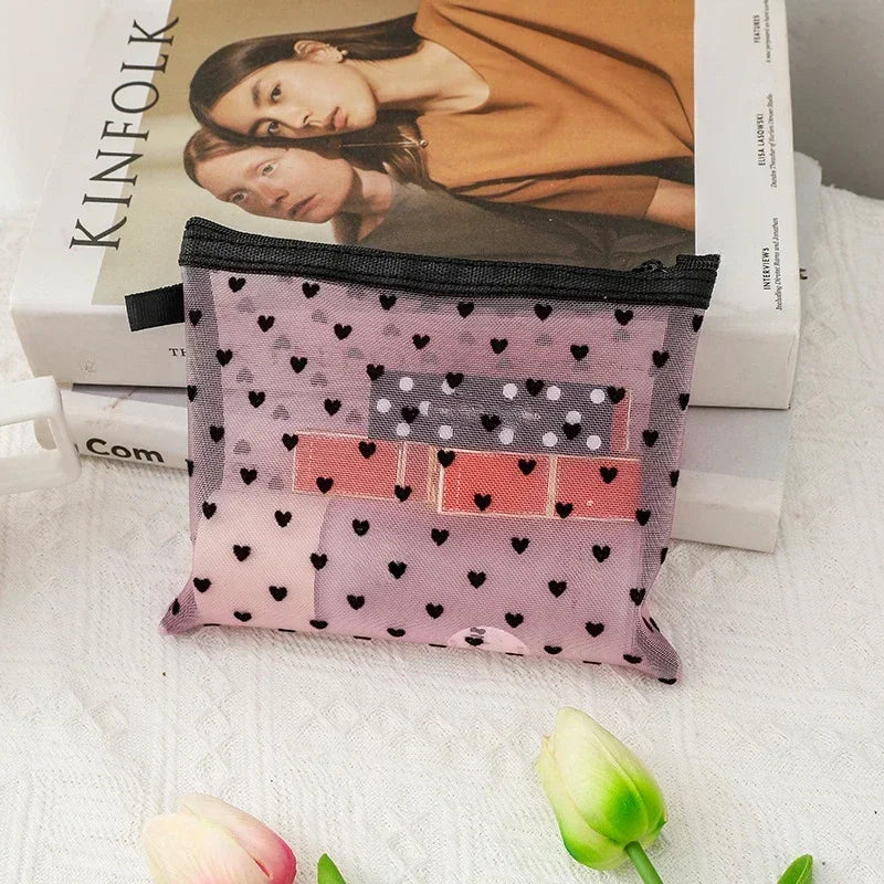 Mesh Cosmetic Travel Storage Makeup Bag Organiser
