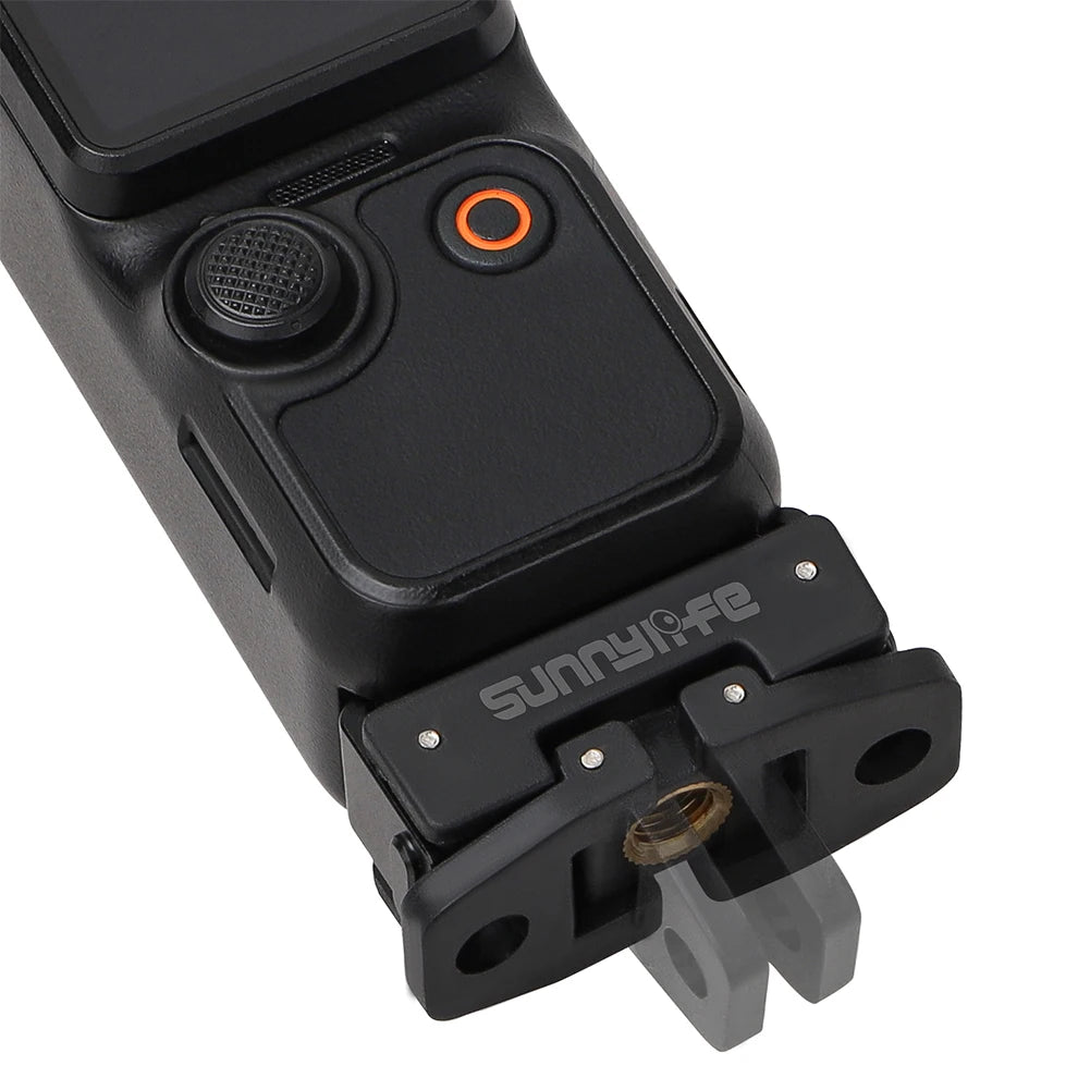 Quick Release Magnetic Mount Adapter 1/4 Screw Foldable Extension Bracket Tripod Adapter for DJI Osmo Pocket 3 Camera