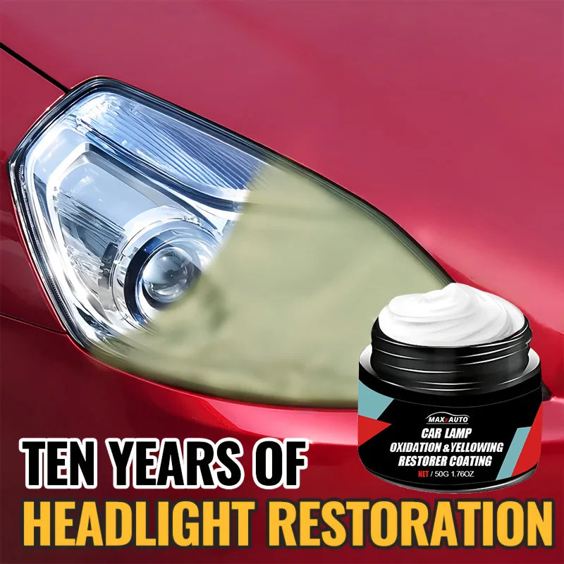 ar Headlight Restoration Polishing Kit - Scratch Remover & Oxidation Cleaner Repair Paste for Headlamp Assembly