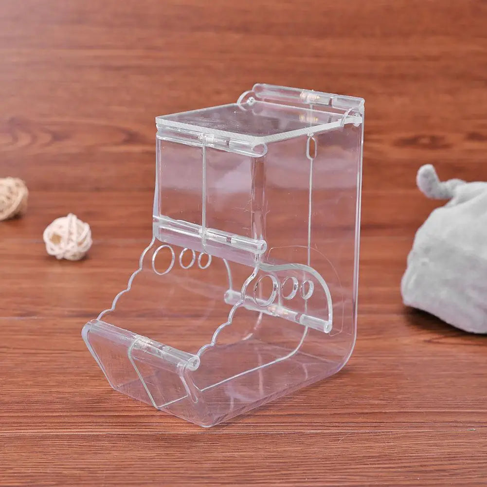 Hamster Rabbit Food Dispenser Feeder Plastic Automatic Hamster & Rabbit Food Dispenser – Clear Plastic Pet Feeder for Guinea Pigs and Small Animalsear Automatic Pet Feeder For Hamster Guinea Pigs Food Bowl Container