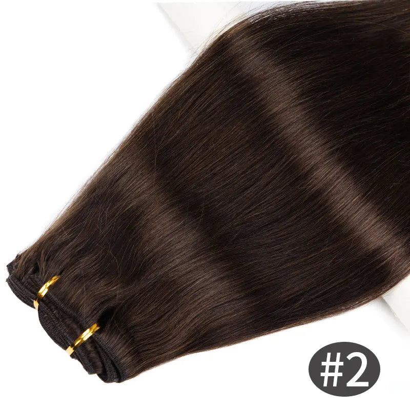 Doreen 160G 200G 240G Volume Series Brazilian Machine Remy Straight Clip In Human Hair Extensions Full Head 10Pcs 16 to 24 Inch