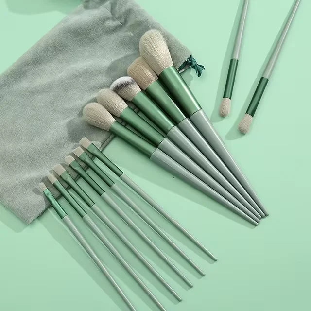 13pcs Makeup Brush Colour Set
