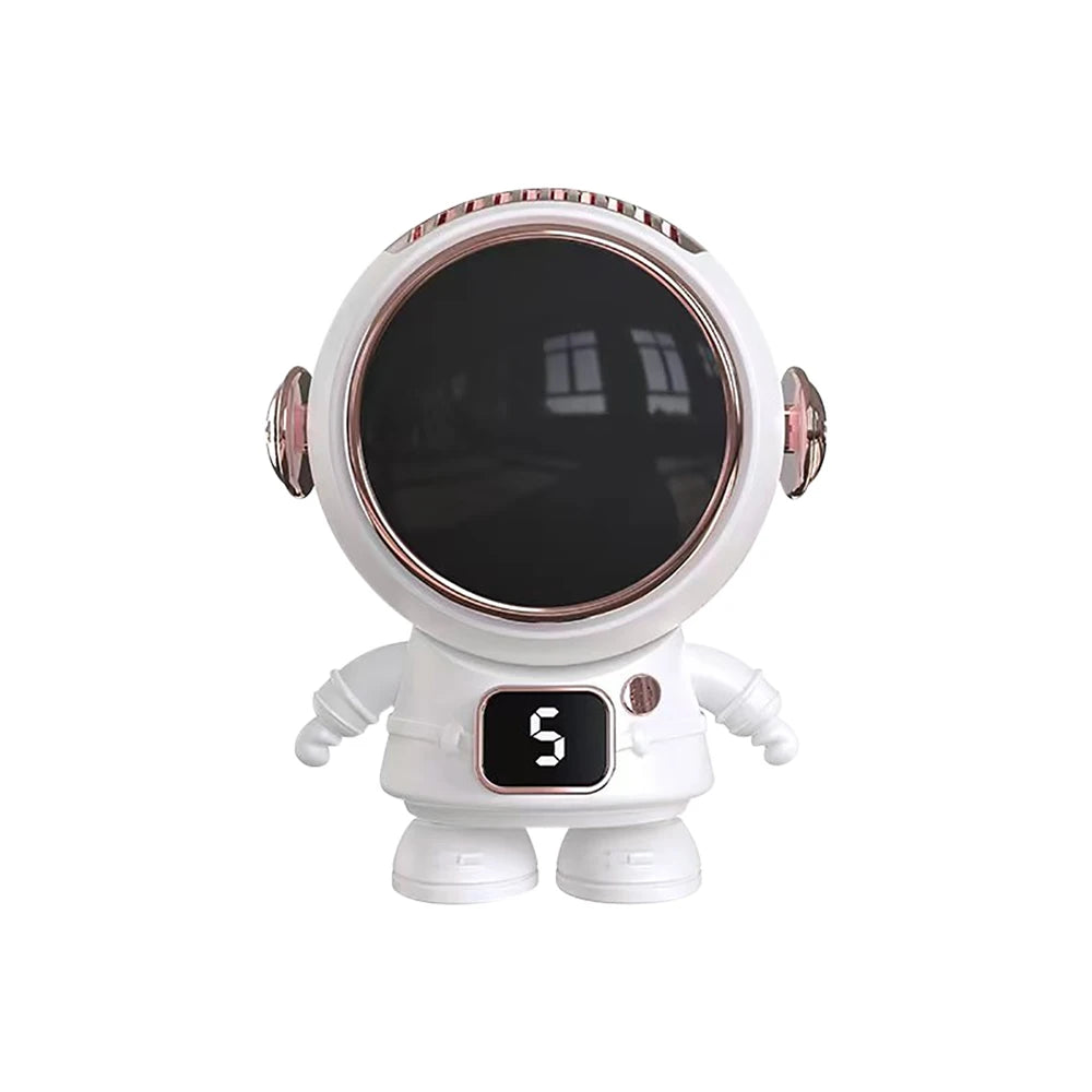 USB Rechargeable Bladeless Astronaut Handheld Mini Hanging Fan