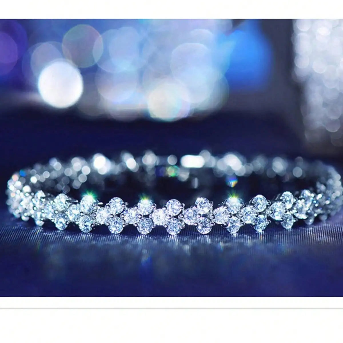 Roman Style Woman Crystal Diamond Bracelet