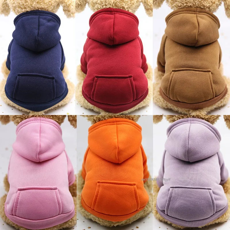 Pet Winter Hooded Sweatshirt