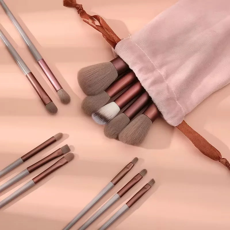 13pcs Makeup Brush Colour Set