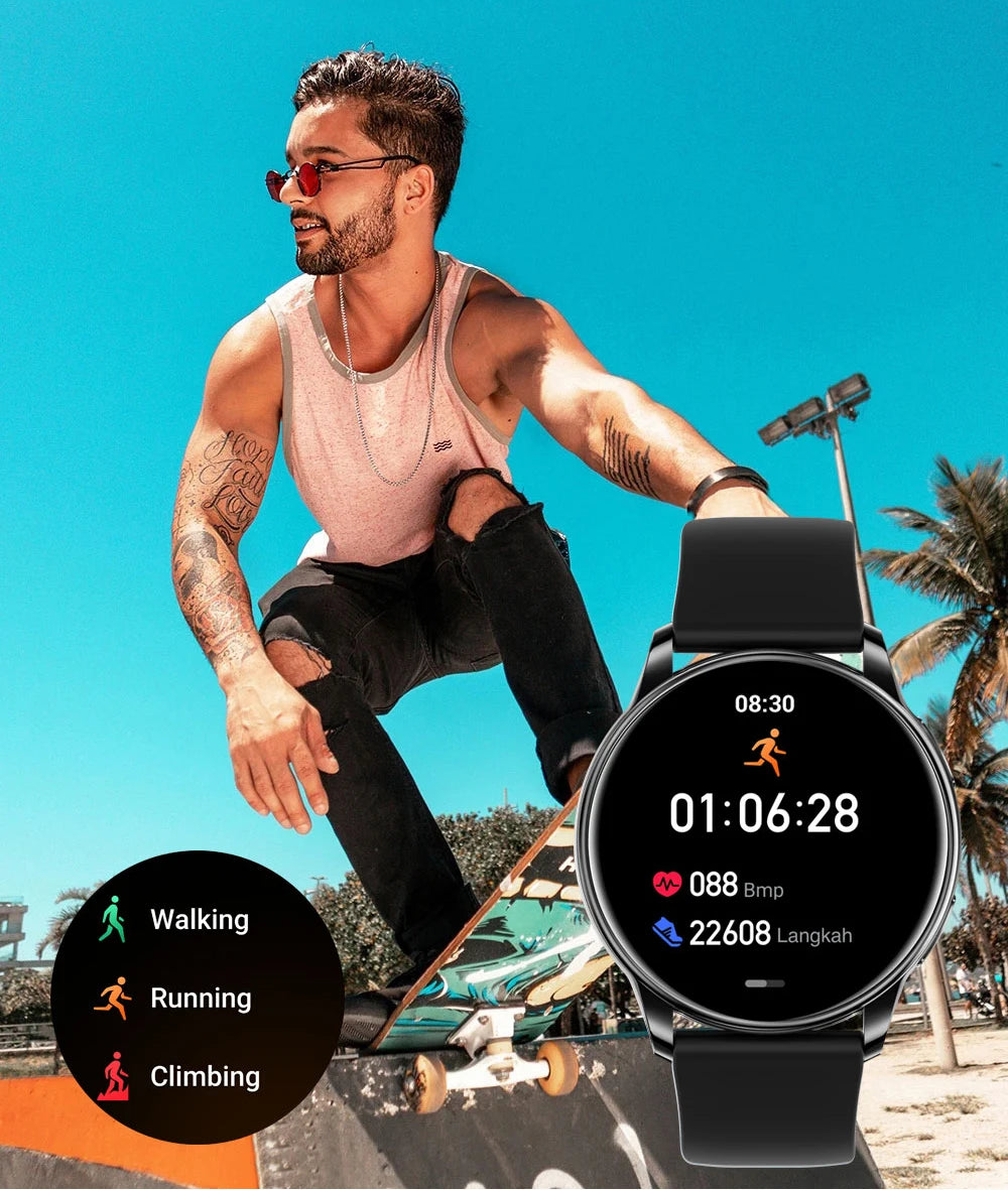 Womens Sport Fitness Bluetooth Call Smart Watch