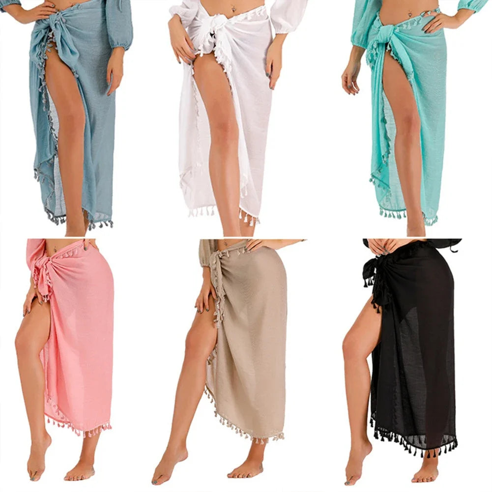 Women Sarongs Beach Wrap Bikini Cover Up Sun Protection