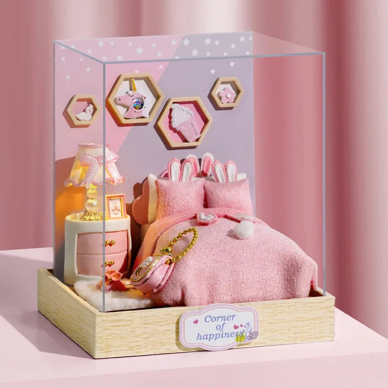 Mini DIY Flower Doll House Kit