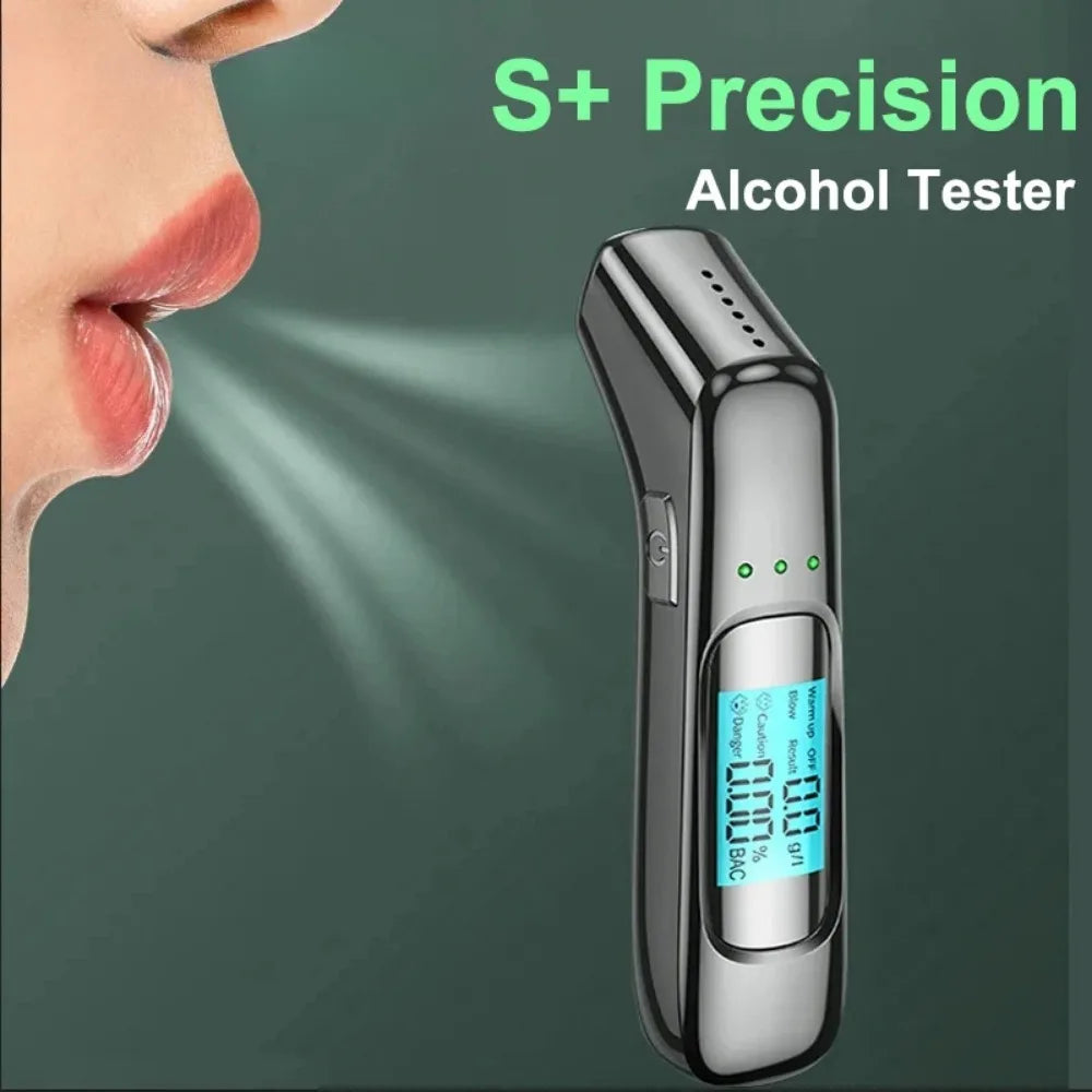 Non-Contact Alcohol Tester LED Digital Display Alcoholmeter Alcohol Tester Accuracy Breathalyzer Diagnostic Tool 2025 NEW
