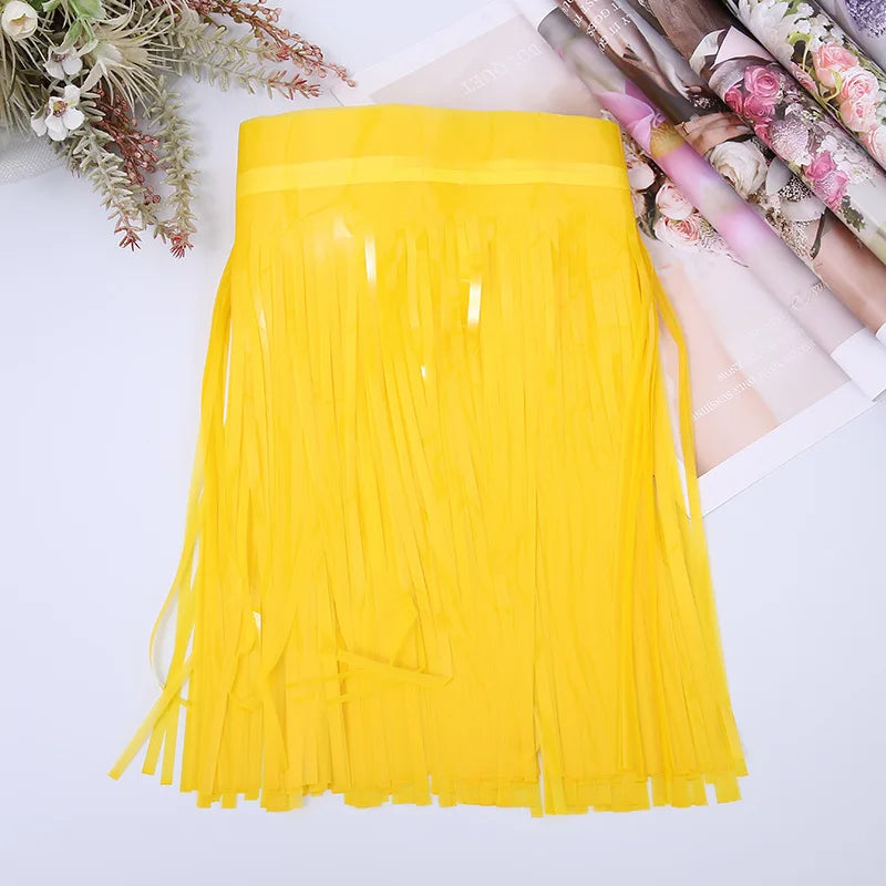 30x300CM Foil Fringe Garland – Streamer Curtain Banner for Wedding, Birthday, and Party Decorations
