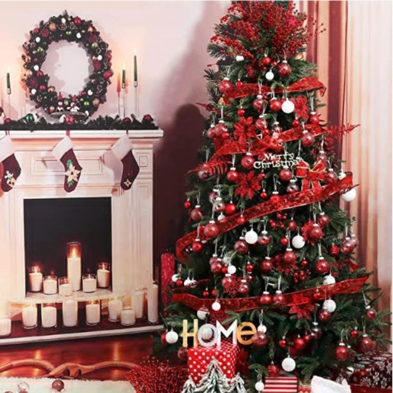24-36Pcs Xmas Tree Balls Decorations
