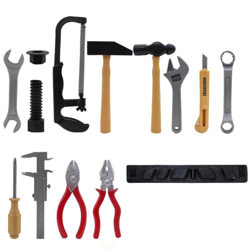 Kids Toys Simulation Repair Tools Set for Boy Safe Plastic Children Maintenance Tools Screwdriver Hammer Tongs Pretend Play Toy
