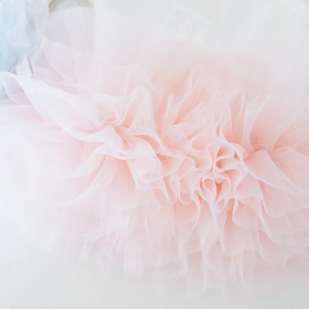 Pet Mesh Puffy Tutu Skirt – Layered Skirt for Small Dogs, Teddy Dogs, and Puppies
