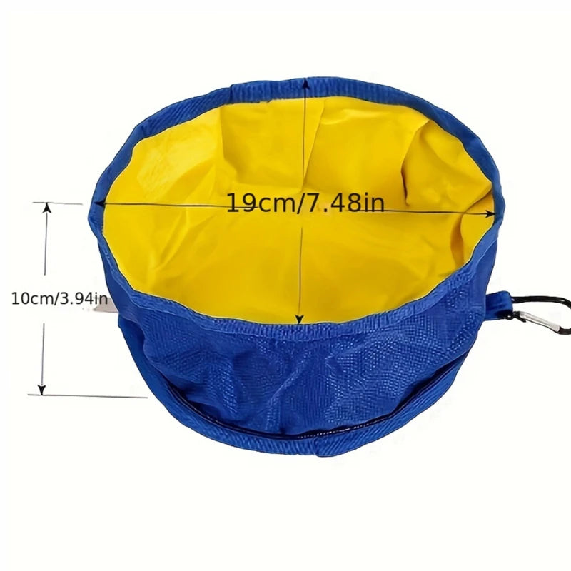 Portable Collapsible Pet Water Food Feeder Bowl
