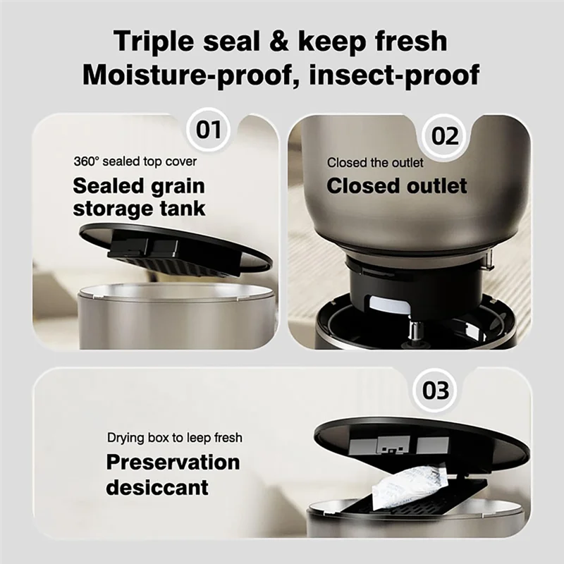 AA81 4.2L Automatic Pet Feeder – Dual Bowl WiFi & APP Controlled Food Dispenser for Cats & Dogs