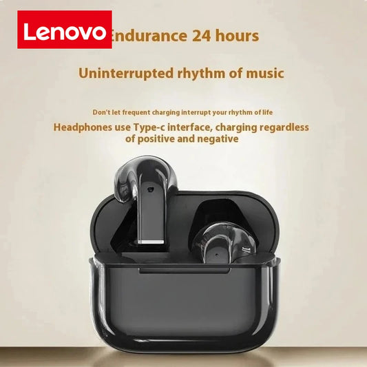Lenovo Original True Wireless Noise-canceling Bluetooth 5.3 Earphones, High-definition Music in-ear Headphones with Microphone.