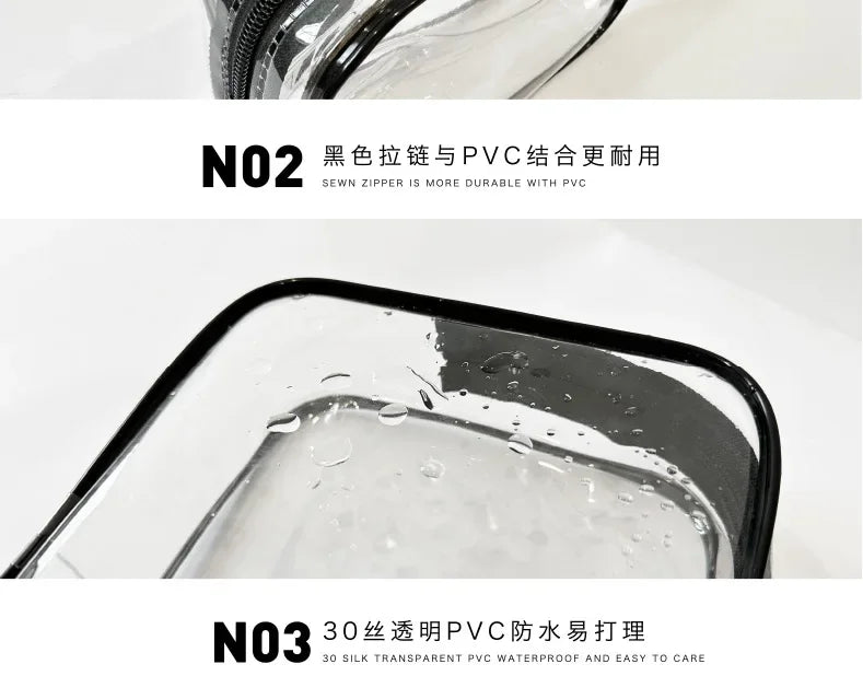Clear Travel Makeup Cosmetic Bag