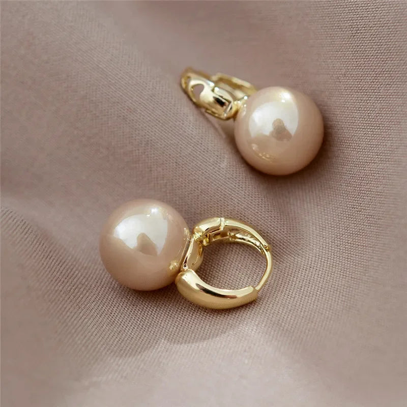 Silver Pearl Earrings