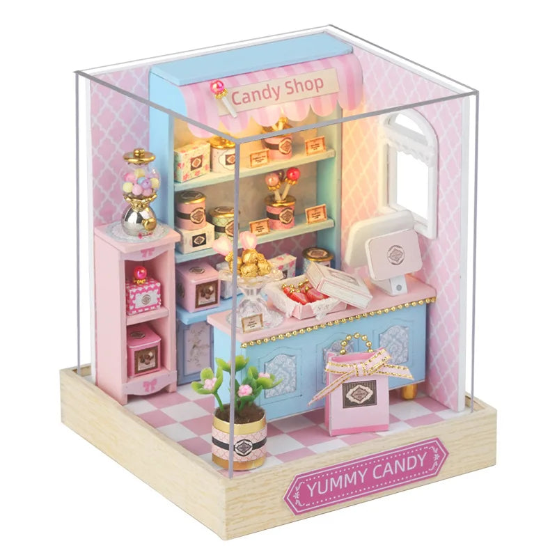 Mini DIY Flower Doll House Kit