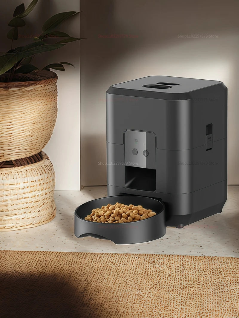 2L Pet Feeder Intelligent Automatic Pet Feeder Wifi Application Smart Dry Food Pet Cat Bowl Dog Bowl Home Pet Supplies