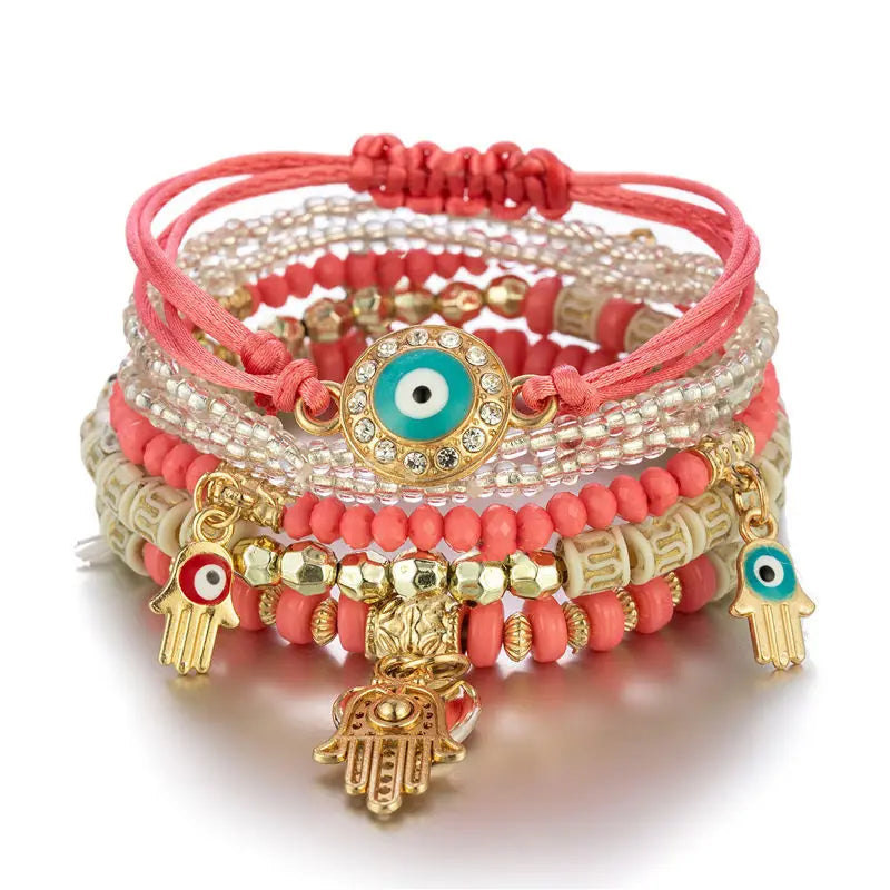 6Pc Set Bohemian Bracelet Set