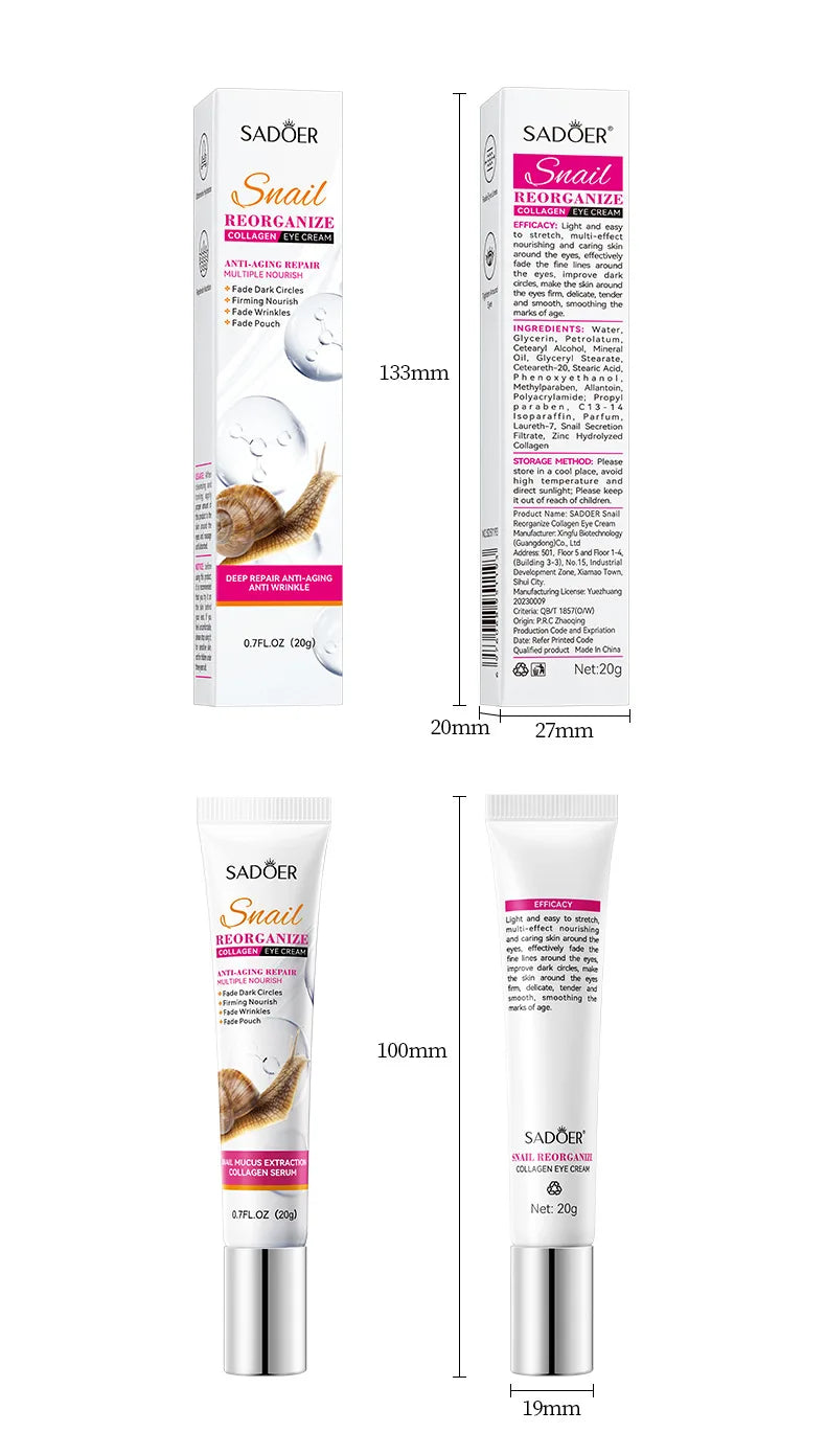 SAODER Snail Collagen Eye Cream