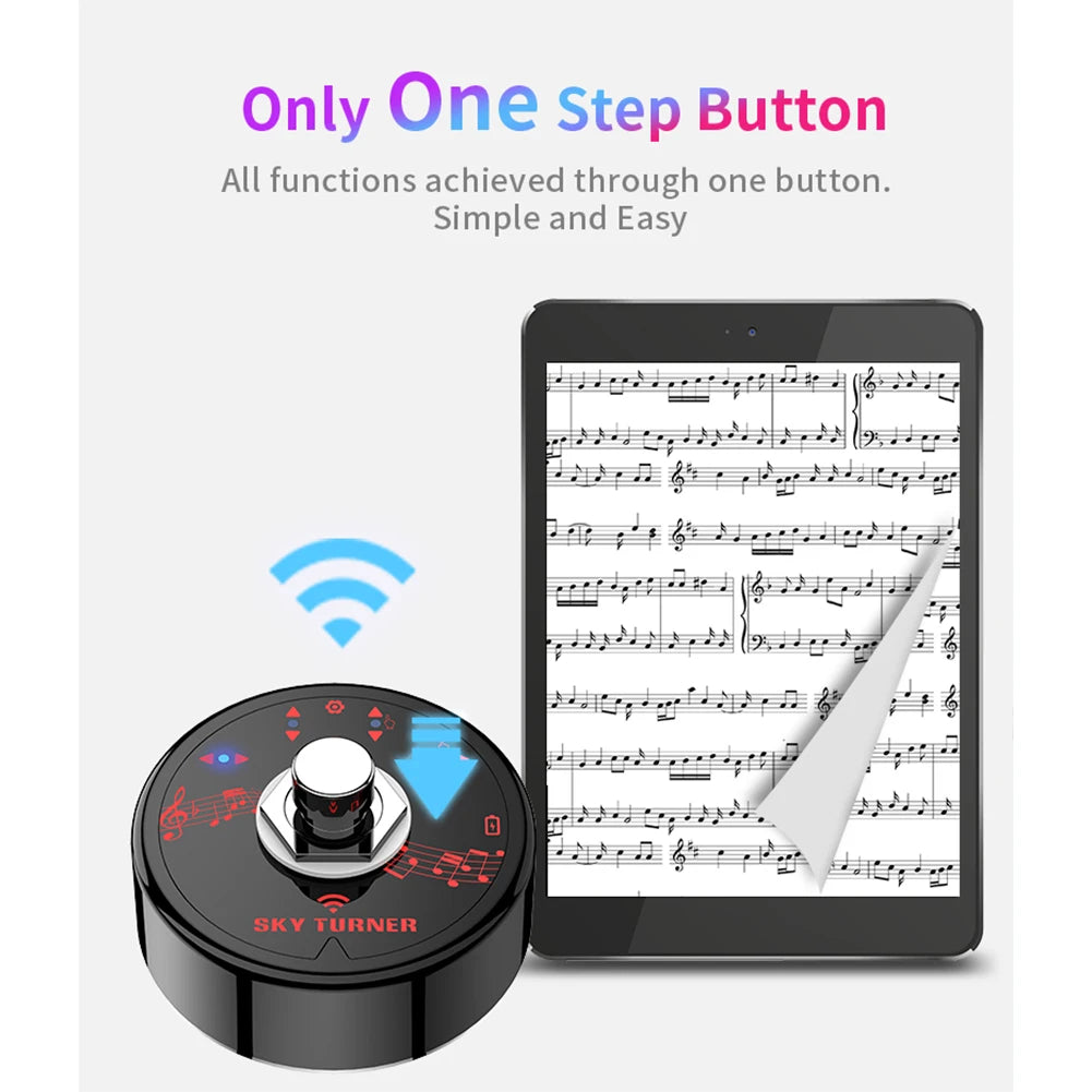 Wireless Page Turner Bluetooth-compatible Automatic Universal Score Page Turner For Phone Computer