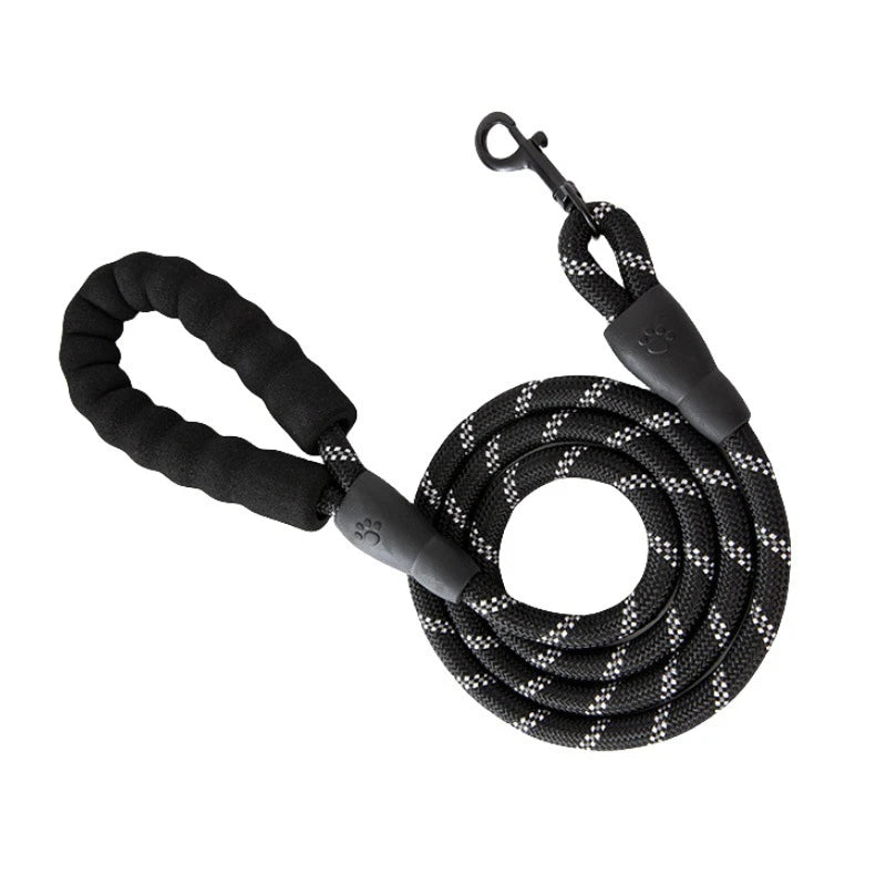 3M Reflective Dog Leash – Padded Handle, Heavy-Duty Double Traction Rope for Small to Large Dogs