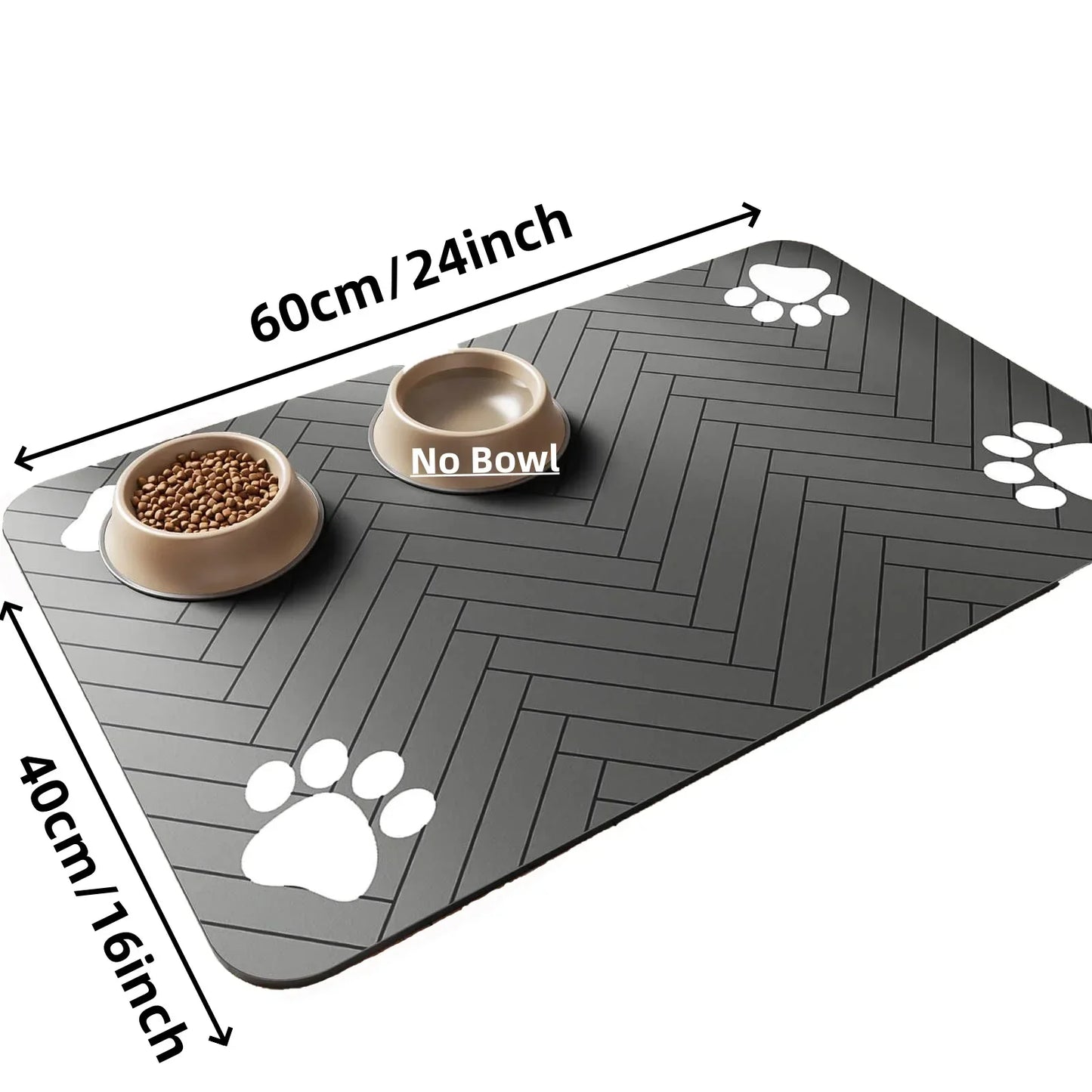 Pet Feeding Mat – Non-Spill, Non-Slip Waterproof Silicone Placemat for Cats & Dogs