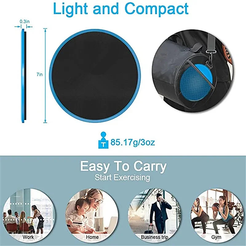2pcs Abdominal Core Gliding Discs Slider