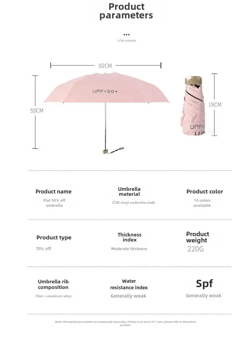 Portable Pocket Sun Umbrella