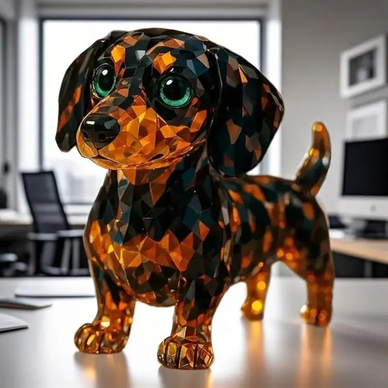 Crystal Animal Figurines Realistic Animal Holiday Collection Handcrafted Collectibles Portable Space-Saving Sculpture For Table
