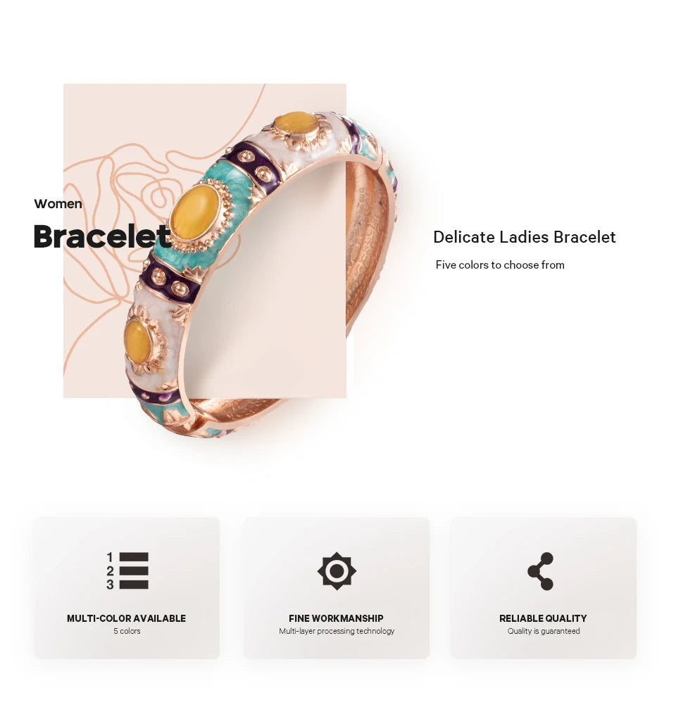 Enamel Bracelet