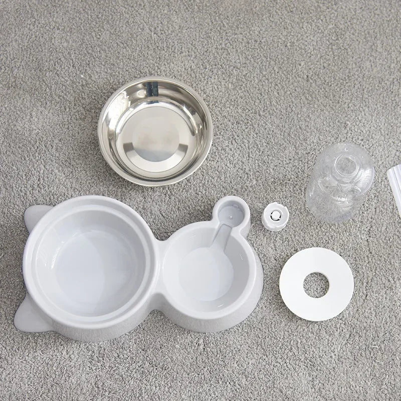 Automatic Silicone Water & Food Dispenser Bowls