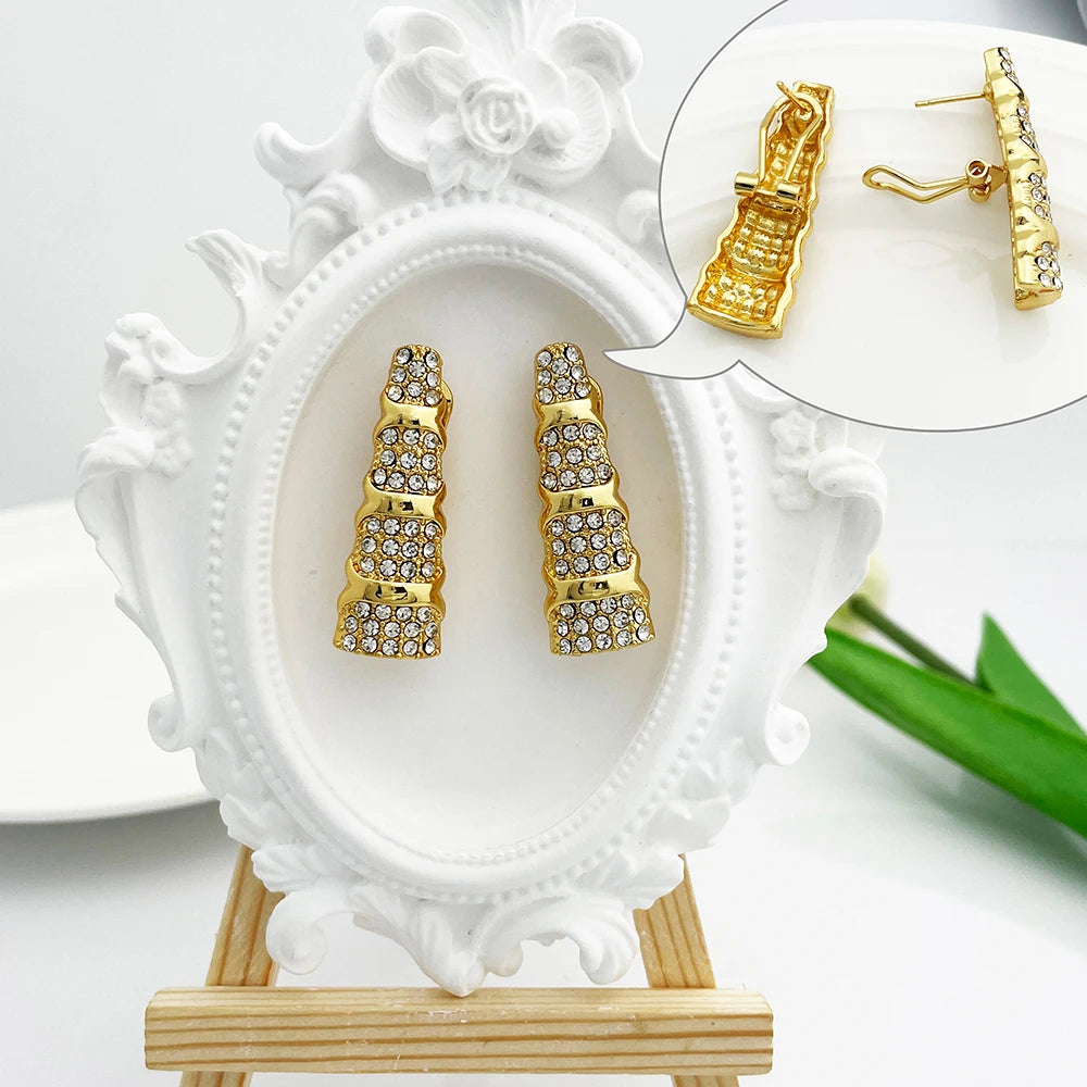 18K Gold Plated Dubai Jewelry Set