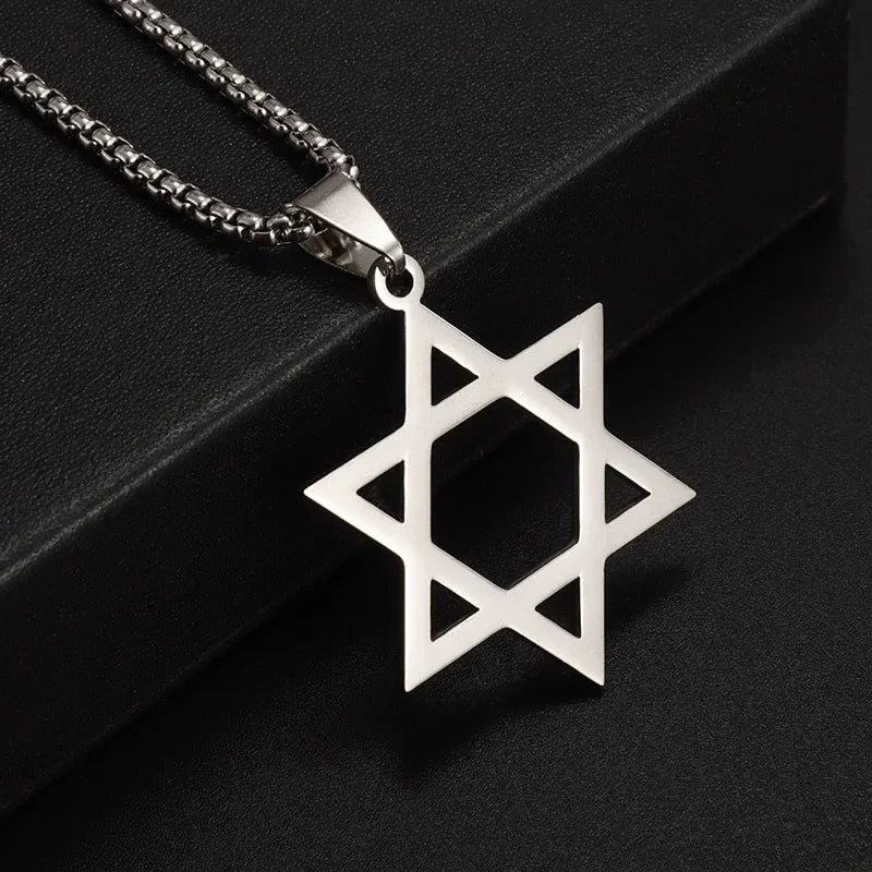 Titanium Steel Dumbbell Necklace