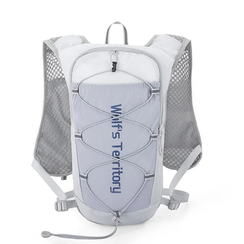 Lightweight Running Vest Reflective Safety Vest For Outdoor Cycling Climbing Hiking Sports Water Cup Storage Phone Organizer