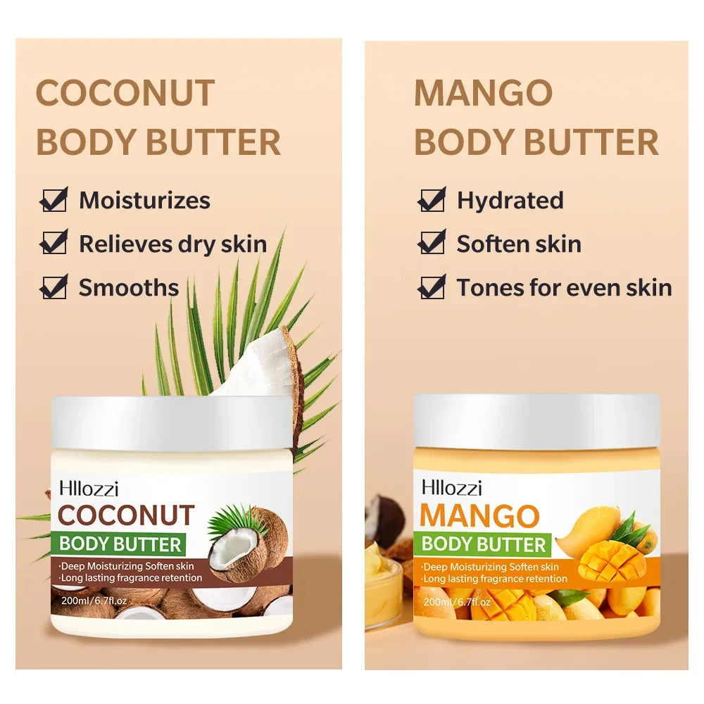 Coconut & Mango Flavor Body Butter Cream