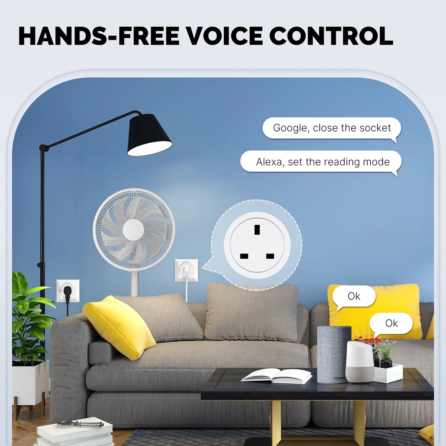 MOES Smart EU/US/UK Plug Matter WiFi Socket 15/16A Timer Outlet Power
