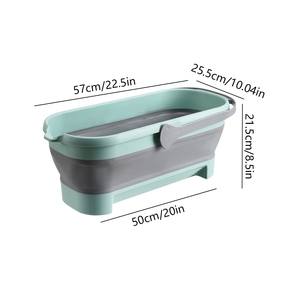 Portable Folding Collapsible Bucket With Handle