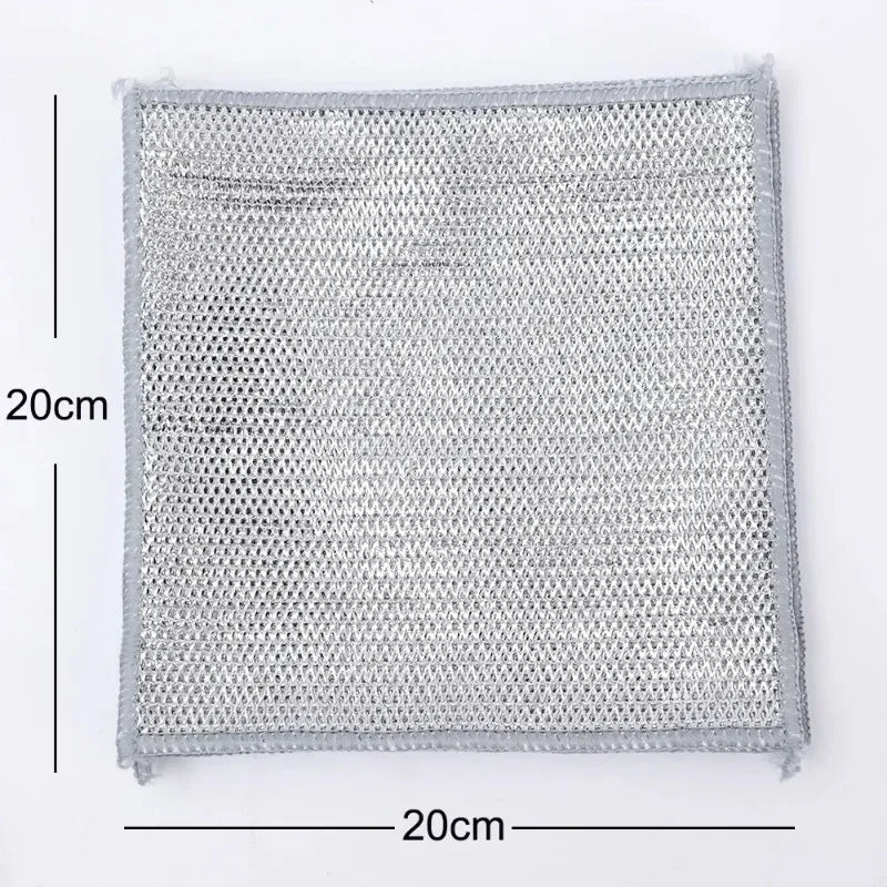 Thickened Steel Wire Cleaning Non-Scratch Cloth