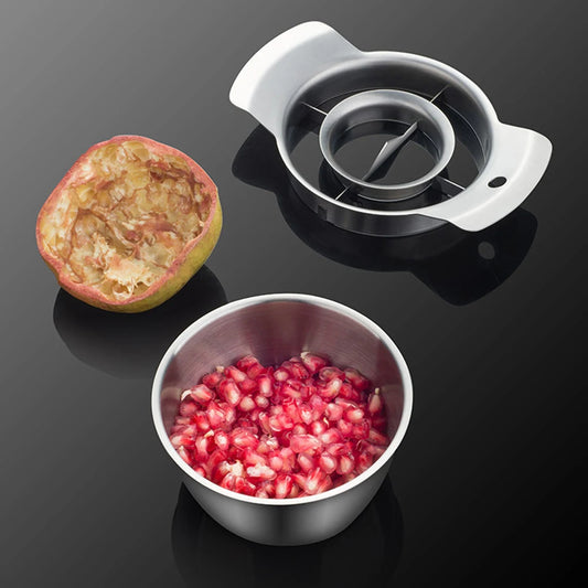 Stainless Steel Pomegranate Peeling Tool High Efficient Fruit Deseeder For Kitchen Use